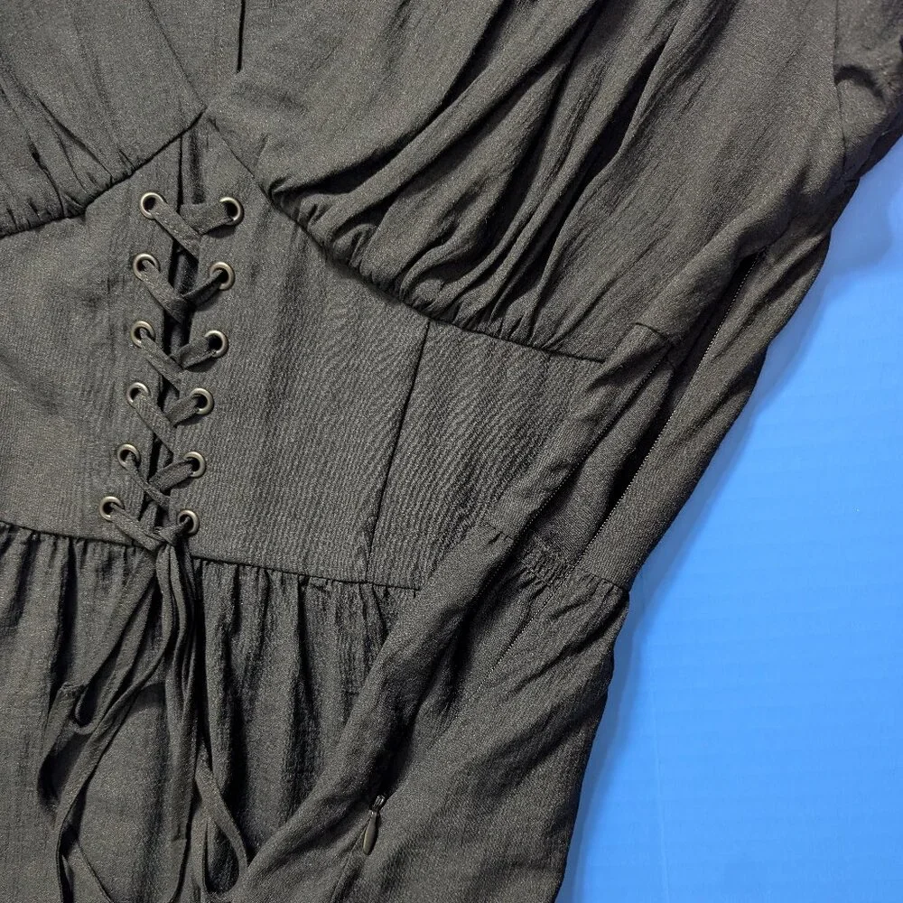 Future Collective Black Corset Top Size M